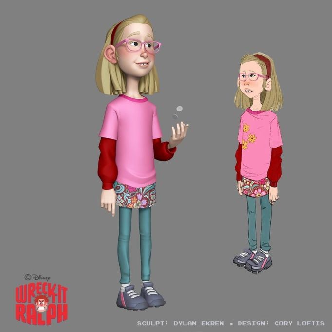 迪士尼作品《无敌破坏王》人物制作思路