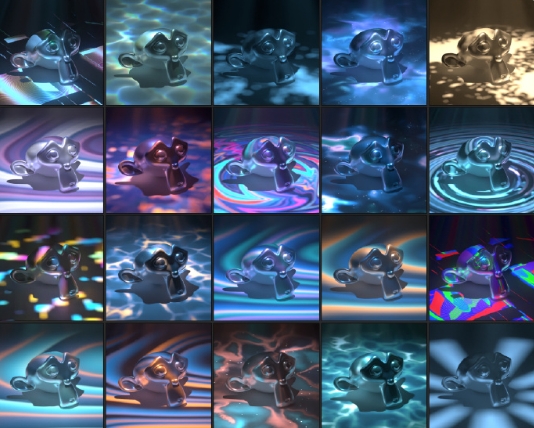 blender灯光预设和图案