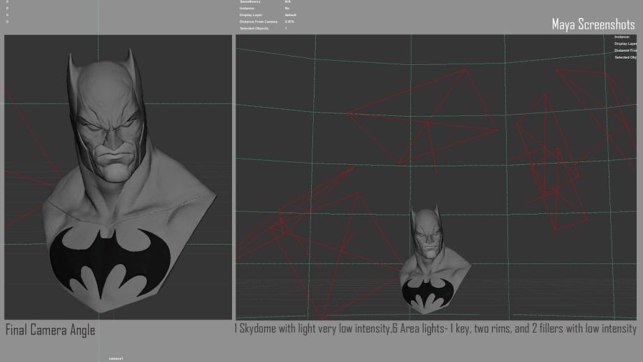 蝙蝠侠纹理工作流程