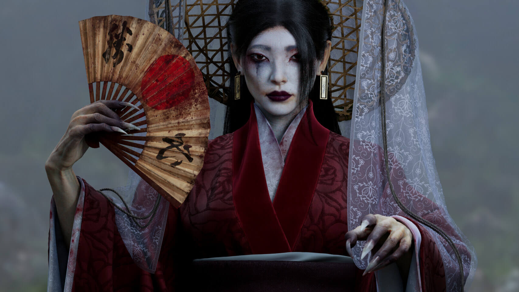 日式怪异女妖“Yokai”