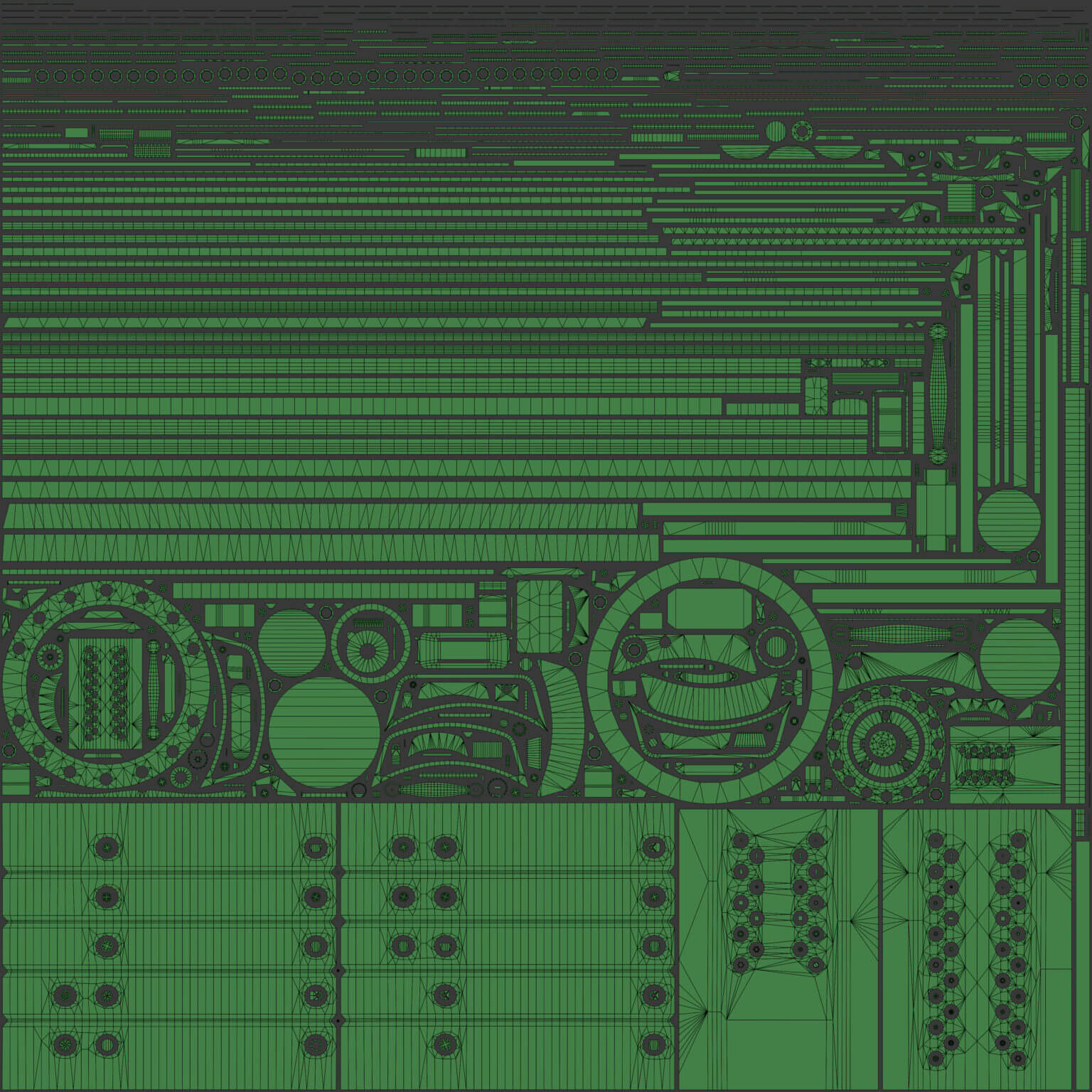 Blender并打包到纹理集中