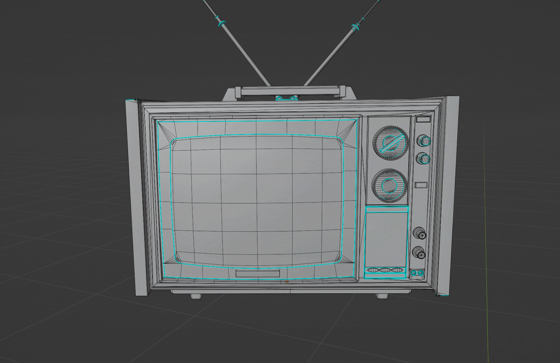 电视机建模