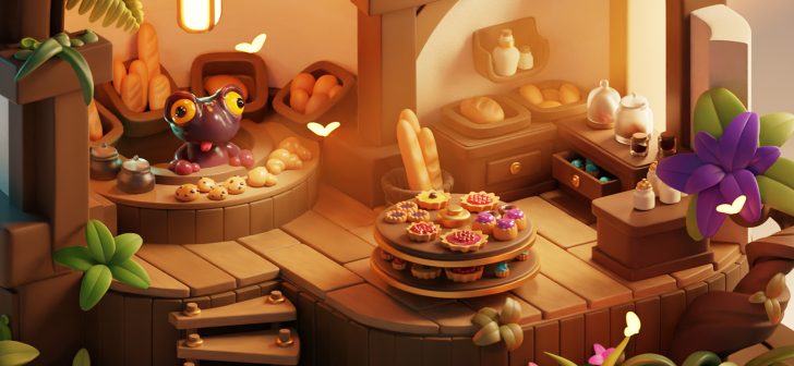 Blender幕后花絮：Tiny Frog's Bakery（小青蛙的面包店）