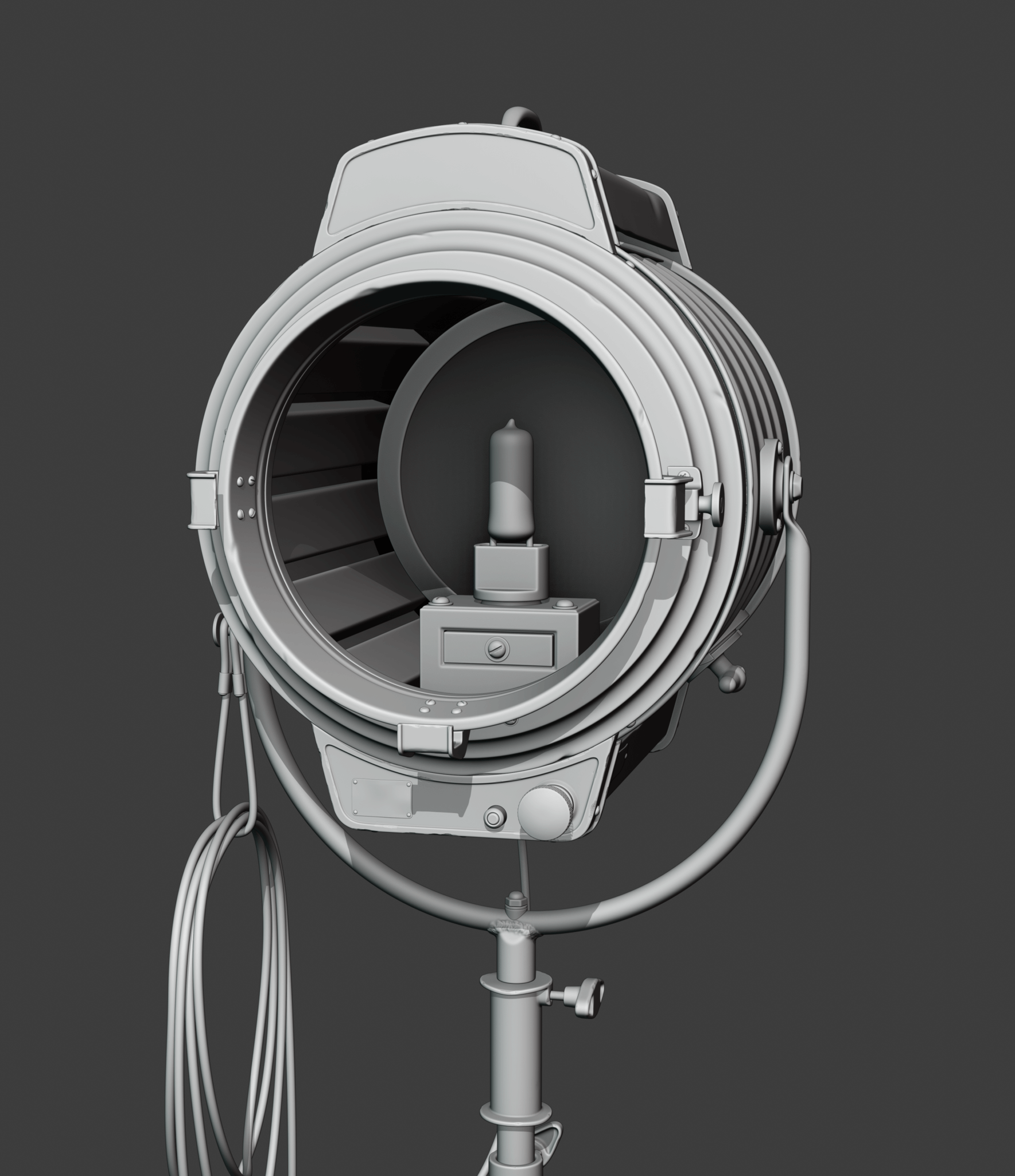 模型移至Zbrush，并添加损坏和凹痕