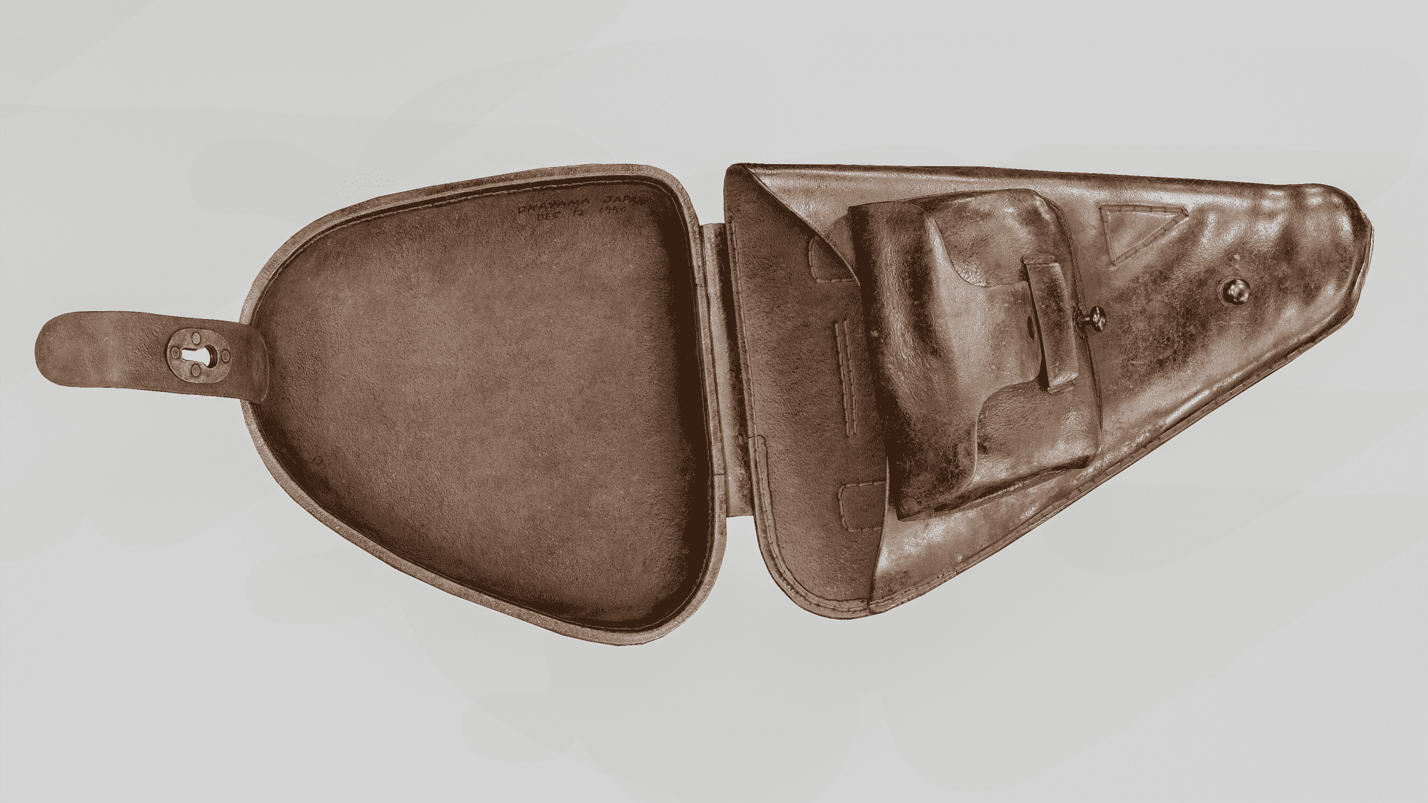 Nambu Pistol Holster（南部手枪套）项目作品正面