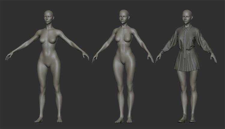 ZBrush的高多边形模型