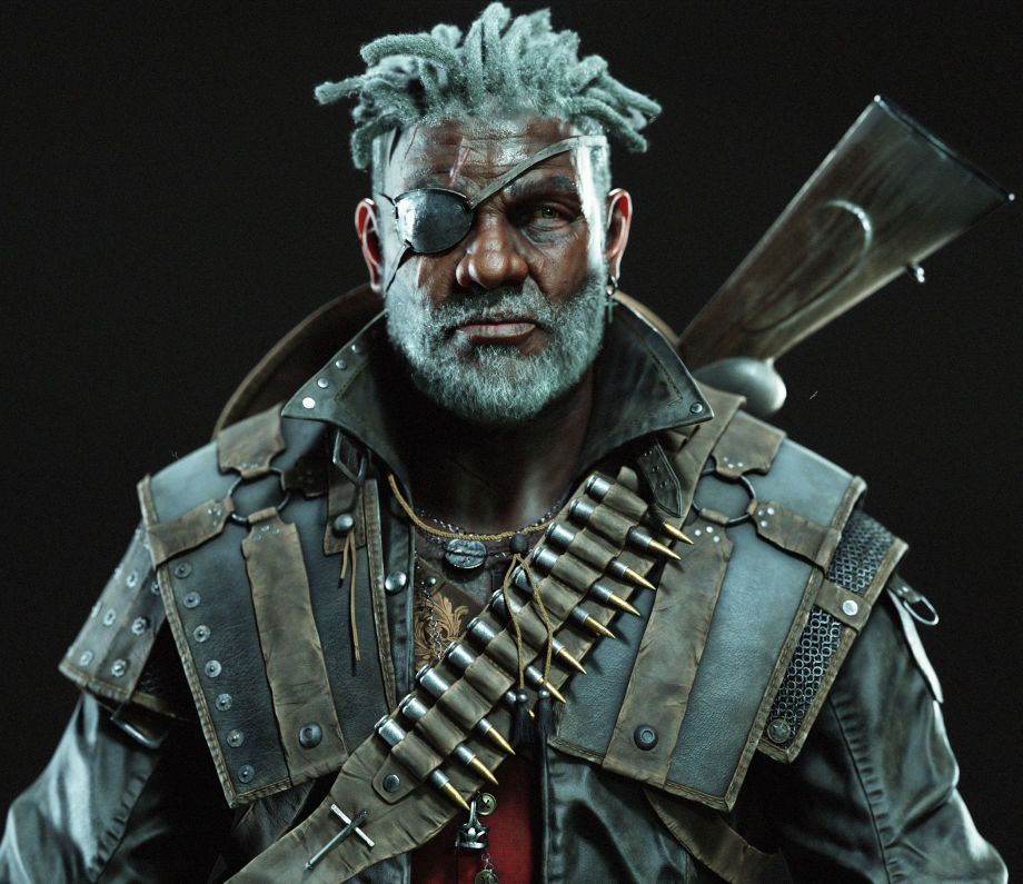 在 Maya、ZBrush 和 Arnold 中重塑来自邪恶西部的 Edgar Gravenor