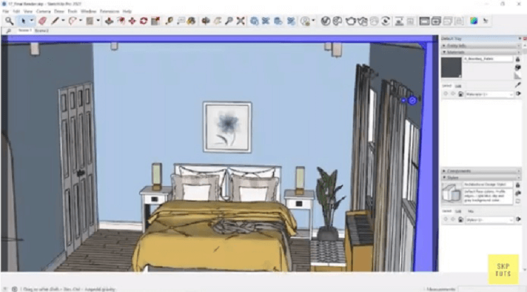 如何修复 Sketchup 2021 中的 Vray渲染变黑问题