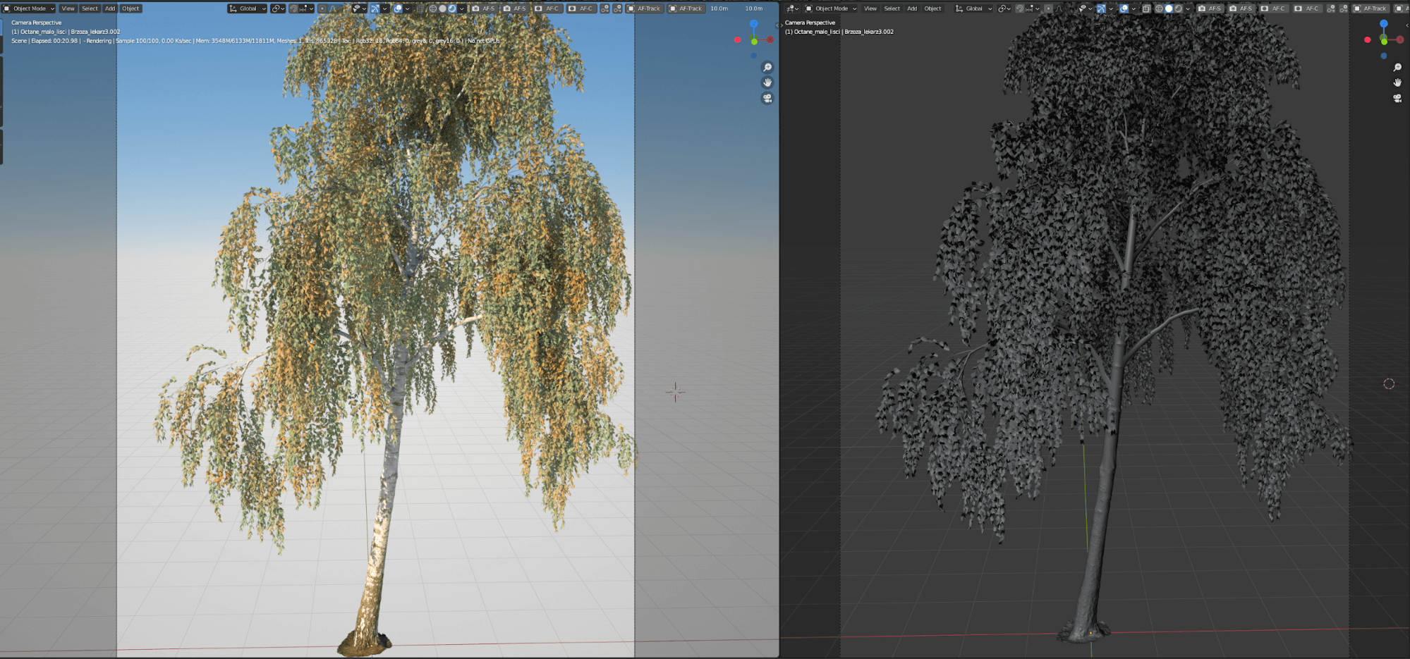 使用 SpeedTree 的输出-Renderbus云渲染农场