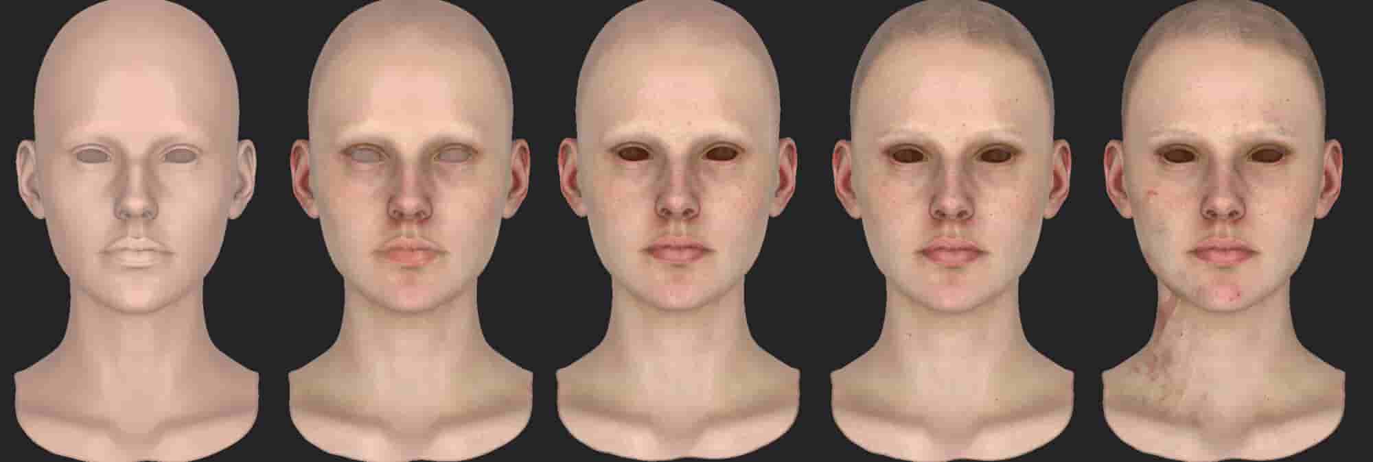 Survivor项目脸部纹理化
