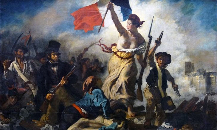 Eugène Delacroix，自由引导人民（1830 年 7 月 28 日），1830 年 9 月至 12 月
