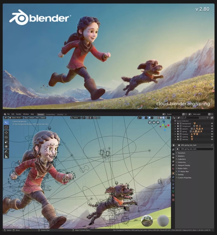 他来了！Blender 2.80正式发布，相当惊艳！